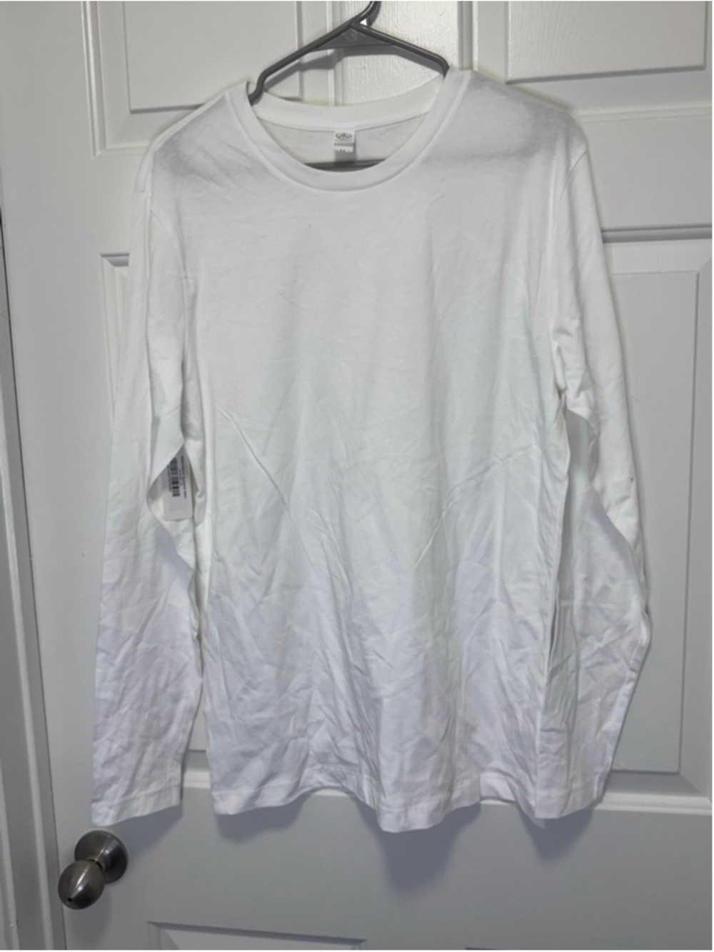 Men's Alternative Apparel White Long Sleeve Tee M